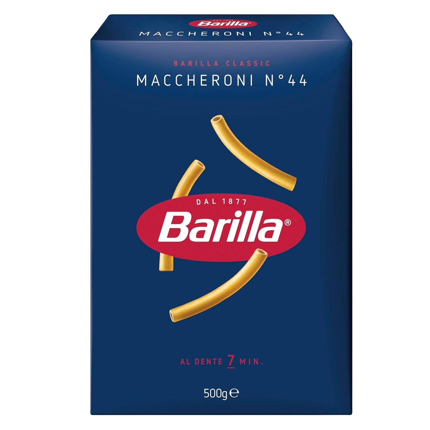 Pasta Barilla Classic Maccheroni no. 44 ks vysoce kvalitní tvrdé pšenice, vždy al dente, 500g