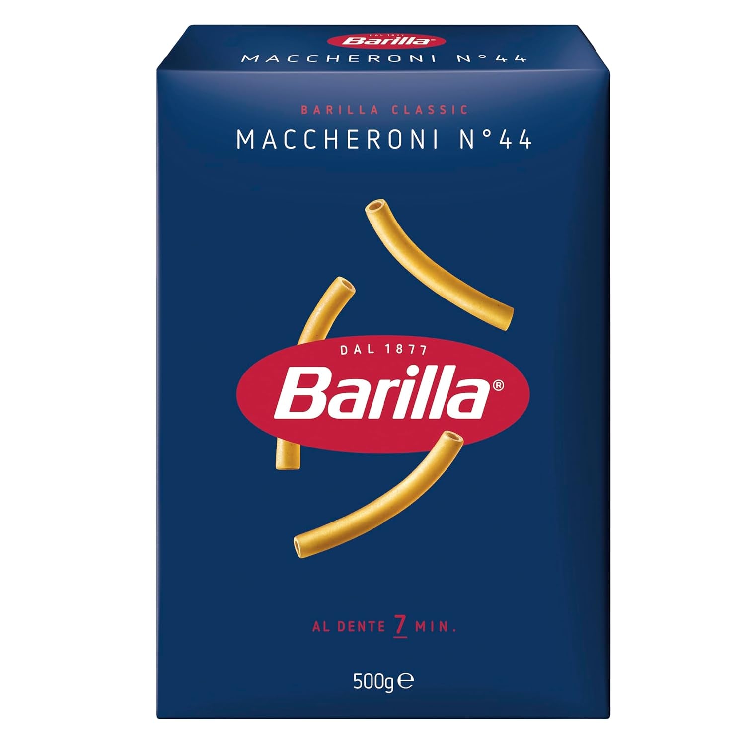 Pasta Barilla Classic Maccheroni no. 44 ks vysoce kvalitní tvrdé pšenice, vždy al dente, 500g