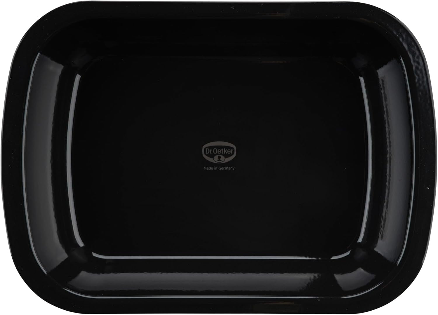 Oetker Back-Idee Kreativ Dessert- Und Auflaufform Aus Enamelle, 39,5 X 28 X 6,5 Cm – Hitzebeständig Bis 400°C, Schnittfest, Kratzfest, Induktionsgeeignet, Schwarz Formy a plechy Naty Shop