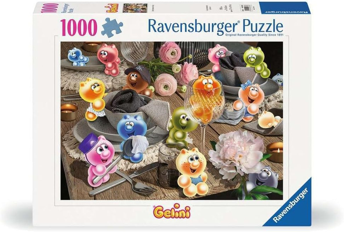 Ravensburger Puzzle 12000788 - Gelini prostírá stůl - 1000dílné puzzle pro dospělé a děti od 14 let, Puzzle Naty Shop Výchozí název