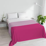 Oranžová/rezavá letní přikrývka z mikrovlákna na dvojlůžko 250 X 250 cm Přikrývky a přikrývky Naty Shop Lila/Fuchsia Manželské 250 X 250 cm