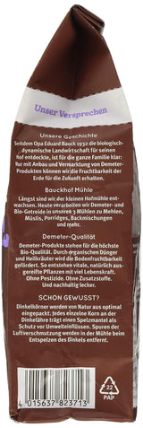 Bauck HOF Dinkelmüsli Schokozart, 425G (1Er Pack) Cereálie Naty Shop
