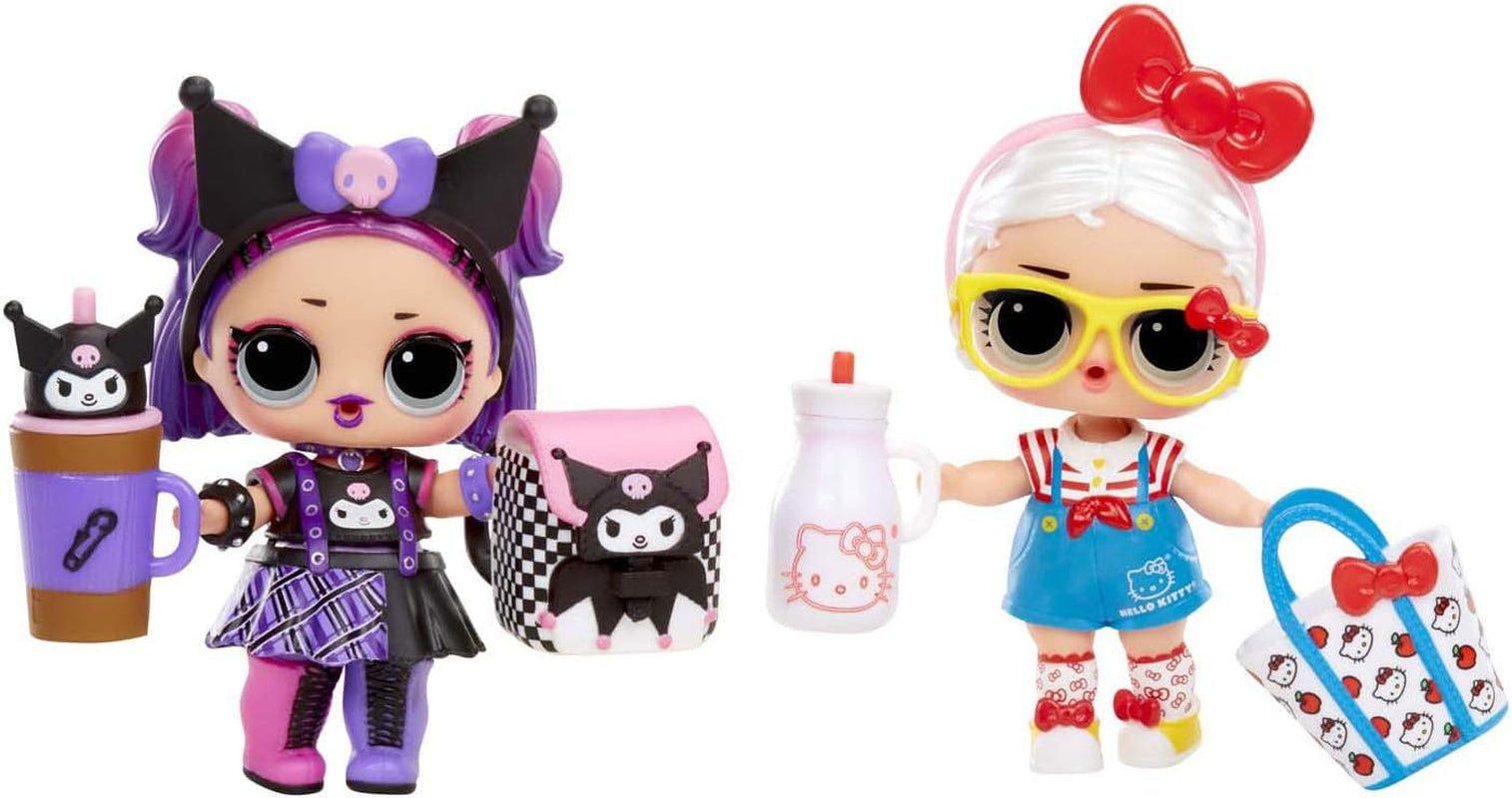 LOL Překvapení! Love Hello Kitty and Friends – 1 panenka se 7 překvapeními, náhodný výběr, 8 sběratelských předmětů, pro děti od 4 let, růžová