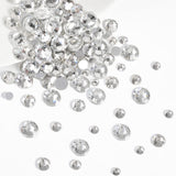 Beadsland 2500 ks Glas Nailart Strasssteine ​​​​Kristall Flatback Edelsteine ​​Runde, ​​Für Handwerk Gemischt 8 Größen SS4 ~ SS30 Mit Picking Pinzette Und Stift (Kristall Weiss)