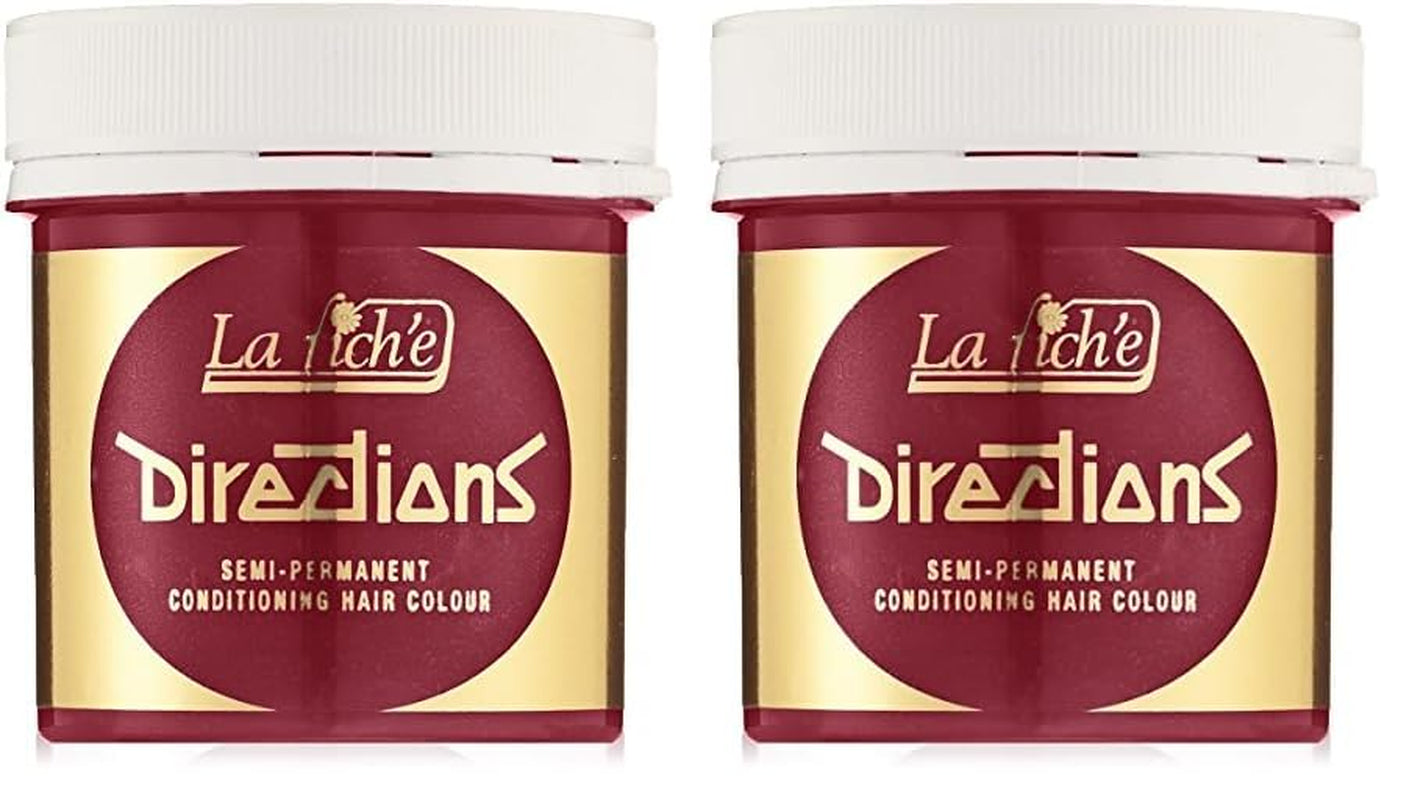 La Riché Pink Flamingo Pink 100 ml (1 balení) Naty Shop Poppy Red Hair Dye 88 ml (2 Pack)
