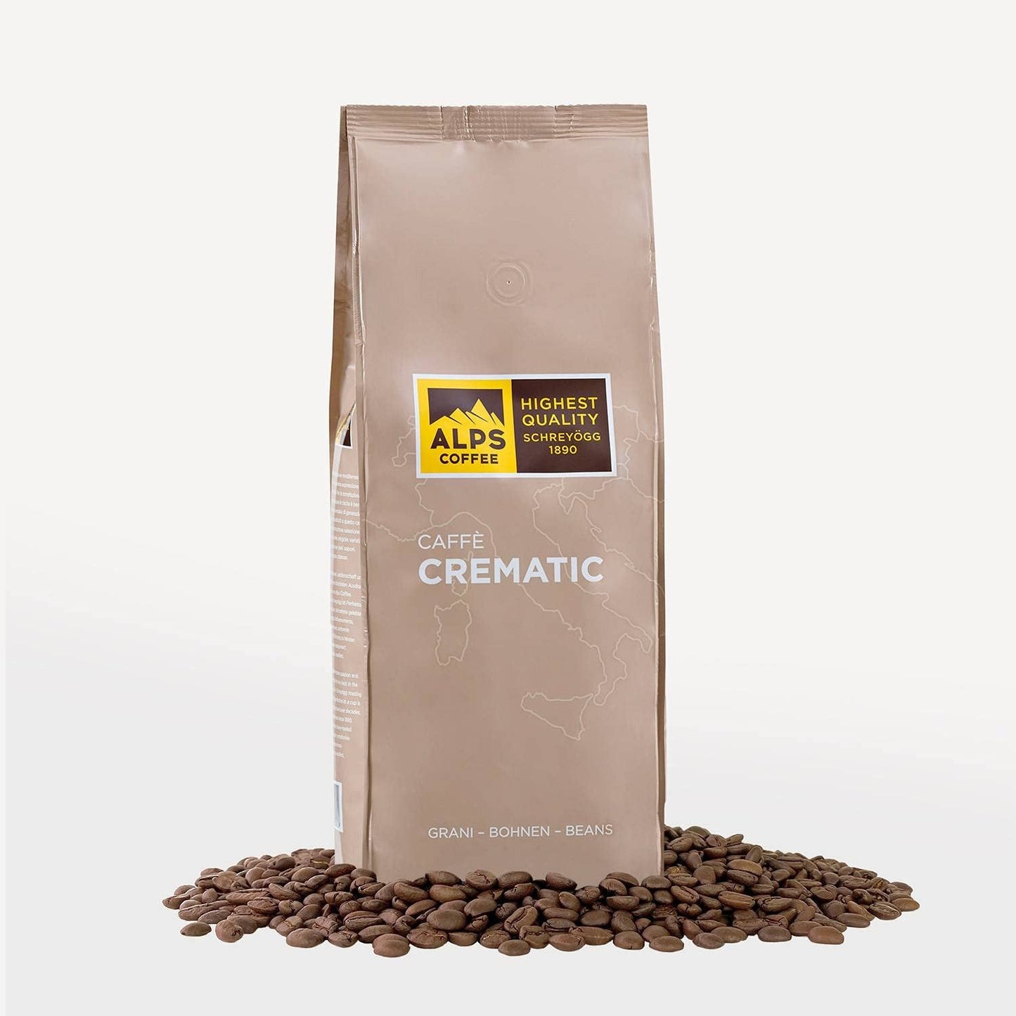 Smetanová zrnková káva, 1 balení (1 x 1 kg)