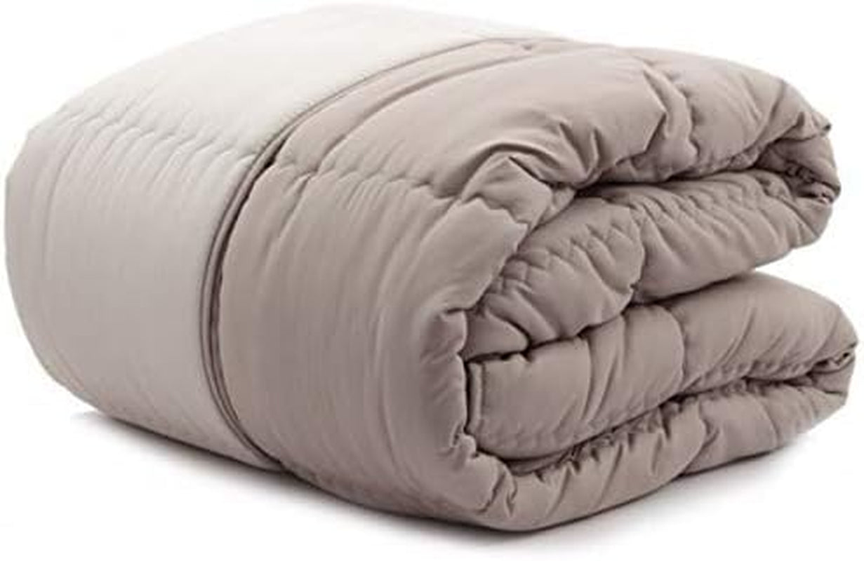Caleffi moderní přikrývka, mikrovlákno, taupe, manželská postel Naty Shop přikrývky a přikrývky