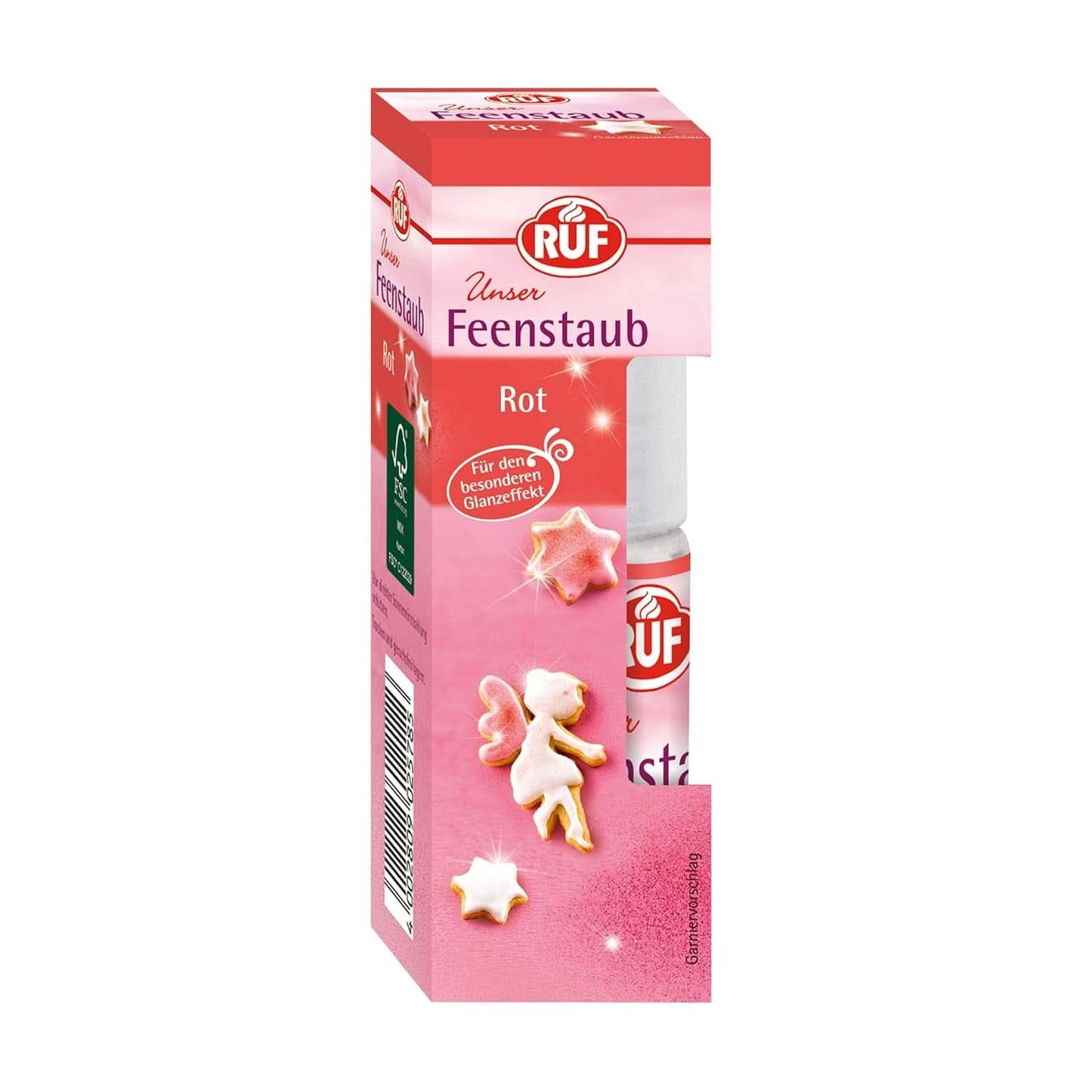 RUF Fairy Dust Jedlý třpytivý prach v lahvičce s rozprašovačem 10 gramů Sypání Naty Shop Pink 10 gramů