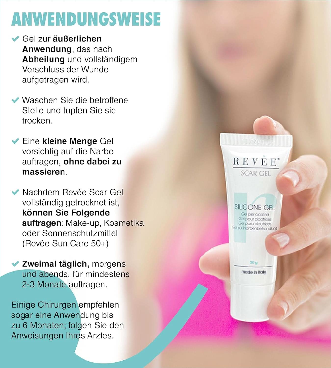 Revée Scar Gel, Topický gel na jizvy Naty Shop