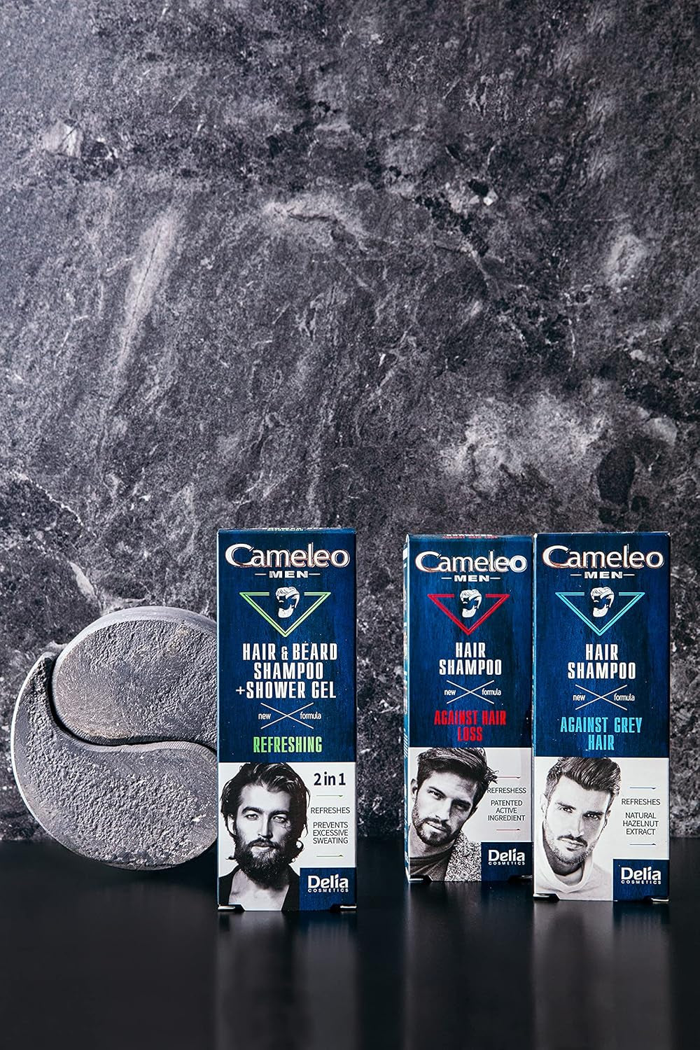 Cameleo Men - Hair Wash pro muže proti vypadávání vlasů, 150 ml Péče o vlasy Naty Shop