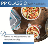 Sada dóz LocknLock PP Classic 5ks | 180ml, 350ml, 600ml, 870ml, 3,6L | 100% vzduchotěsné a vodotěsné | bez BPA | organizér do mrazničky a chladničky | vhodné do myčky a mikrovlnné trouby Naty Shop boxy na skladování potravin