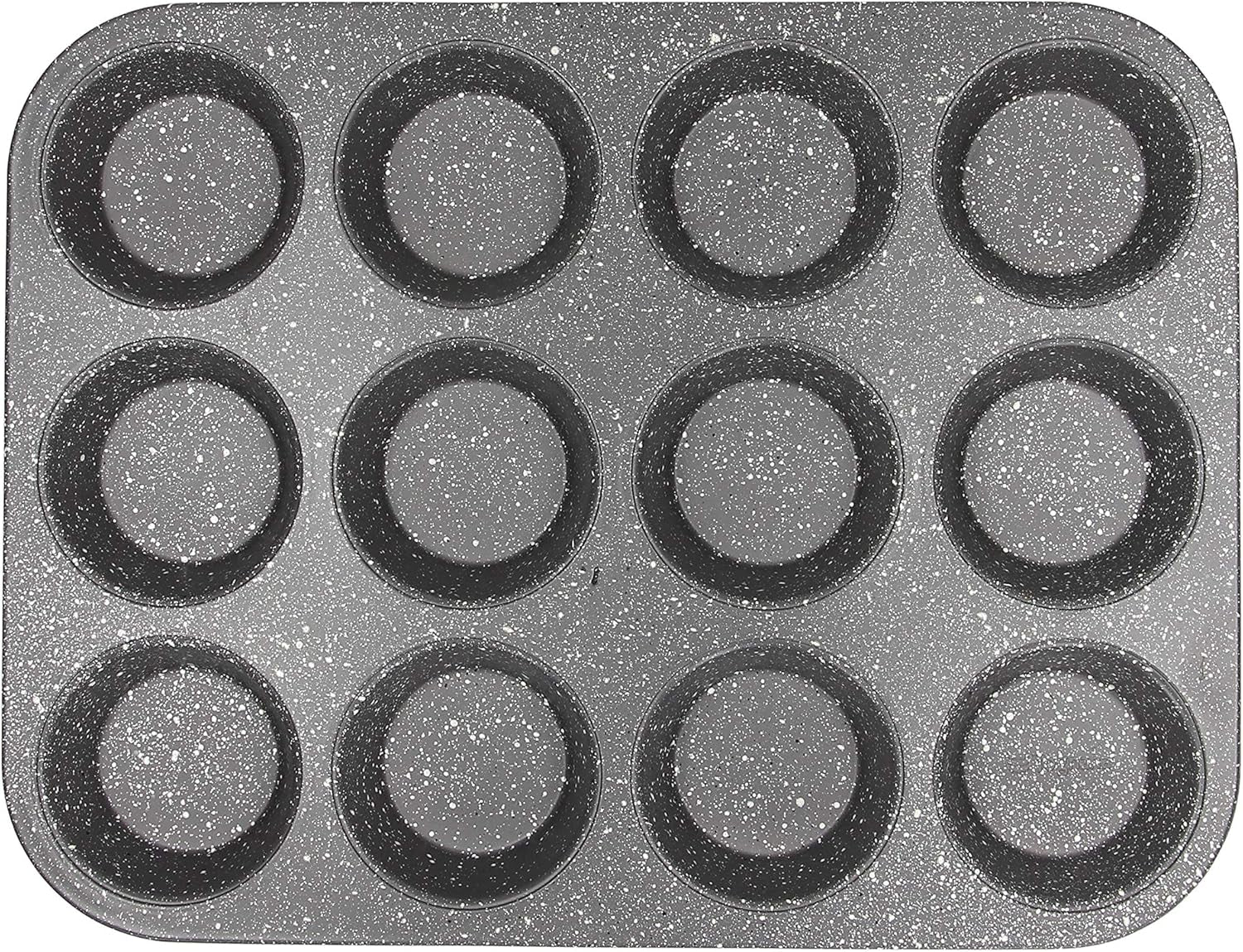 Pure Roq Muffinform Für 12 Muffiny, Aluminium, Schwarz Formy a pečící plechy Naty Shop