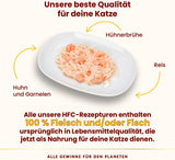 Almo Nature HFC Natural mokré krmivo pro kočky - Různé receptury s kuřecím masem - 6 x 70 g