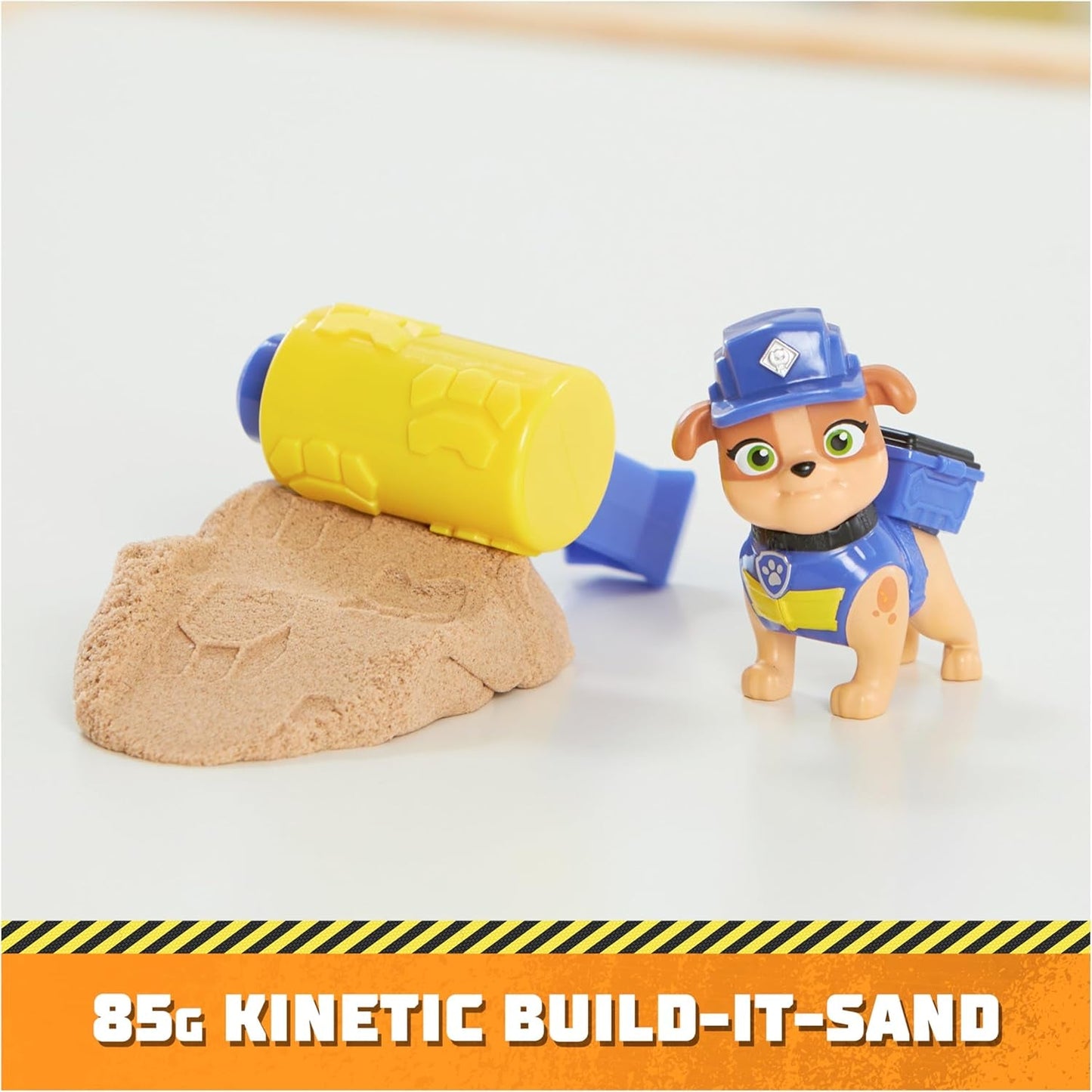 Rubble & Crew - Sada akčních figurek Rubble & Mix, 2 stavebnice a 85G kinetický stavební písek, hračka vhodná pro děti od 3 let akční figurky Naty Shop