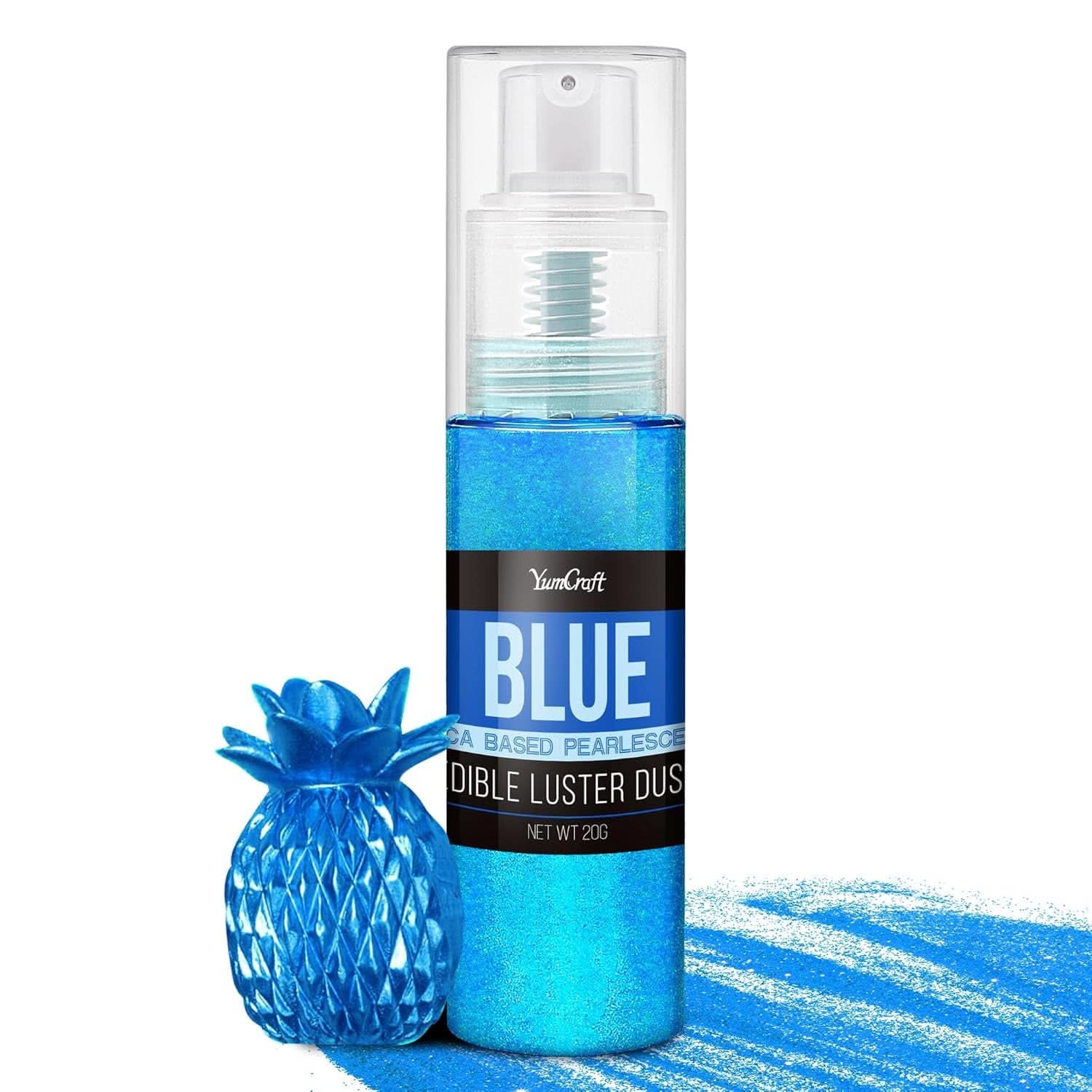 Jedlé třpytky ve spreji, 20 gramů Naty Shop Blue