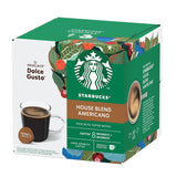 STARBUCKS House Blend od Nescafé Dolce Gusto, Mittlere Röstung, Kaffeekapseln 6 x 12 (72 kapsel)