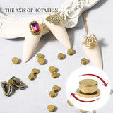 Nail Art Rotating Charm, 20 Stück Spinning Nail Charms Rotační ložisko na nehty Für Nail Art Design DIY Crafting Schmuck Zubehör