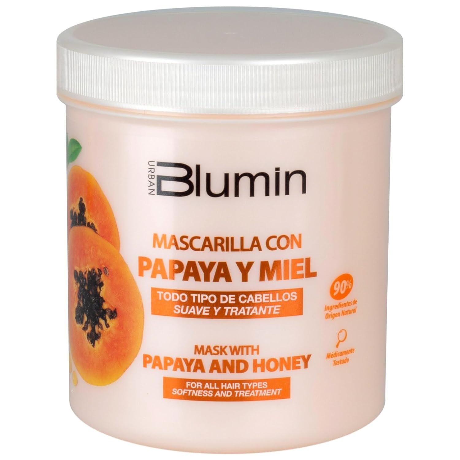 Maska na vlasy s medem z papáji 700 ml Naty Shop Hair Mask Výchozí název