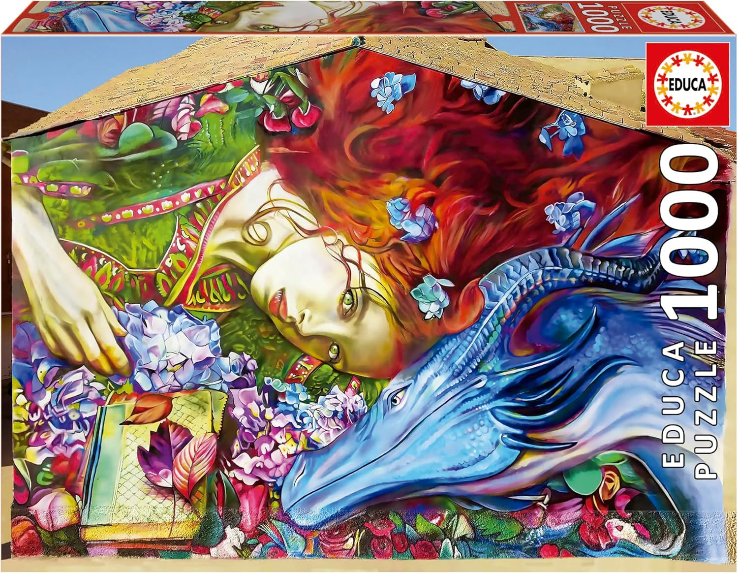 Educa - Puzzle 1000 dílků pro dospělé | Sant Jordi, Lily Brick. Rozměry: 68 X 48 cm. Obsahuje lepidlo na puzzle Fixpuzzle. Na 14 let (19926) Puzzle Naty Shop Výchozí název
