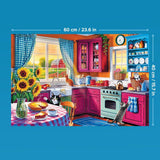 Trefl - Easypiece Puzzle: Ráno v kuchyni - 300 dílků - Velké dílky, Snadné puzzle, pro dospělé a děti 10+ Puzzle Naty Shop