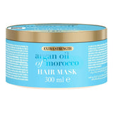 Maska na vlasy OGX Extra Strength Hydrate & Revive + Argan Oil of Marocco (300 ml), luxusní maska na vlasy s bohatým arganovým olejem a hedvábnými proteiny Naty Shop Hair Mask Ogx Argan Oil Of Morocco Hair Mask