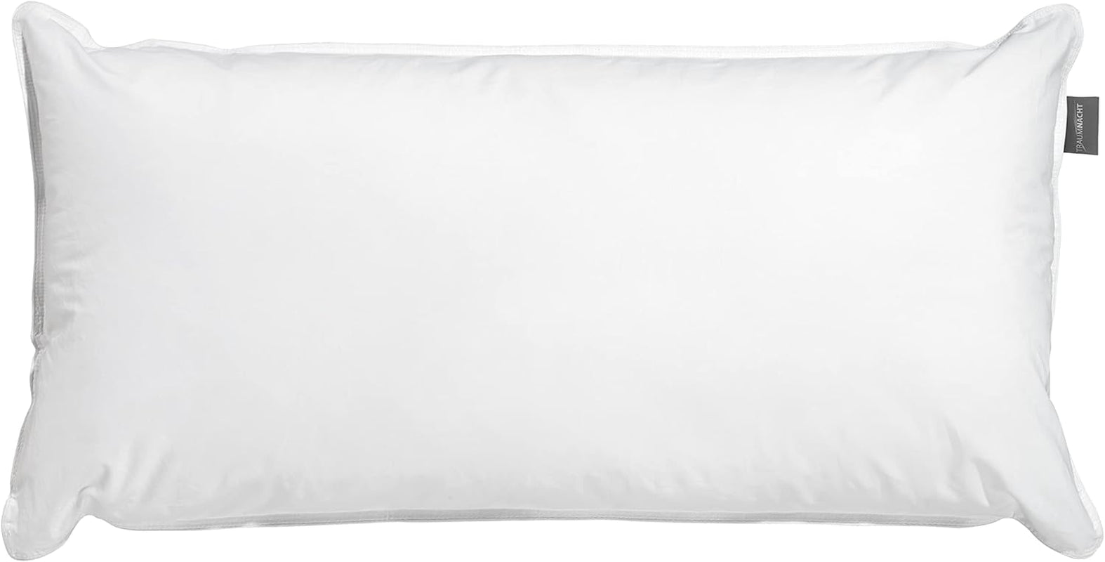 Ortopedický vodní polštář Traumnacht s nastavitelným množstvím náplně, 100% bavlněný potah, 40 X 80 cm, vyvinutý v Německu - Vyrobeno v EU, bílý, 1 kus (1 balení) Standardní polštáře Naty Shop 40 X 80