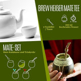 VITSTORM® Slim Tea Kardamom – BIO čaj Yerba Mate – Detoxikační a diuretický čaj – 100G