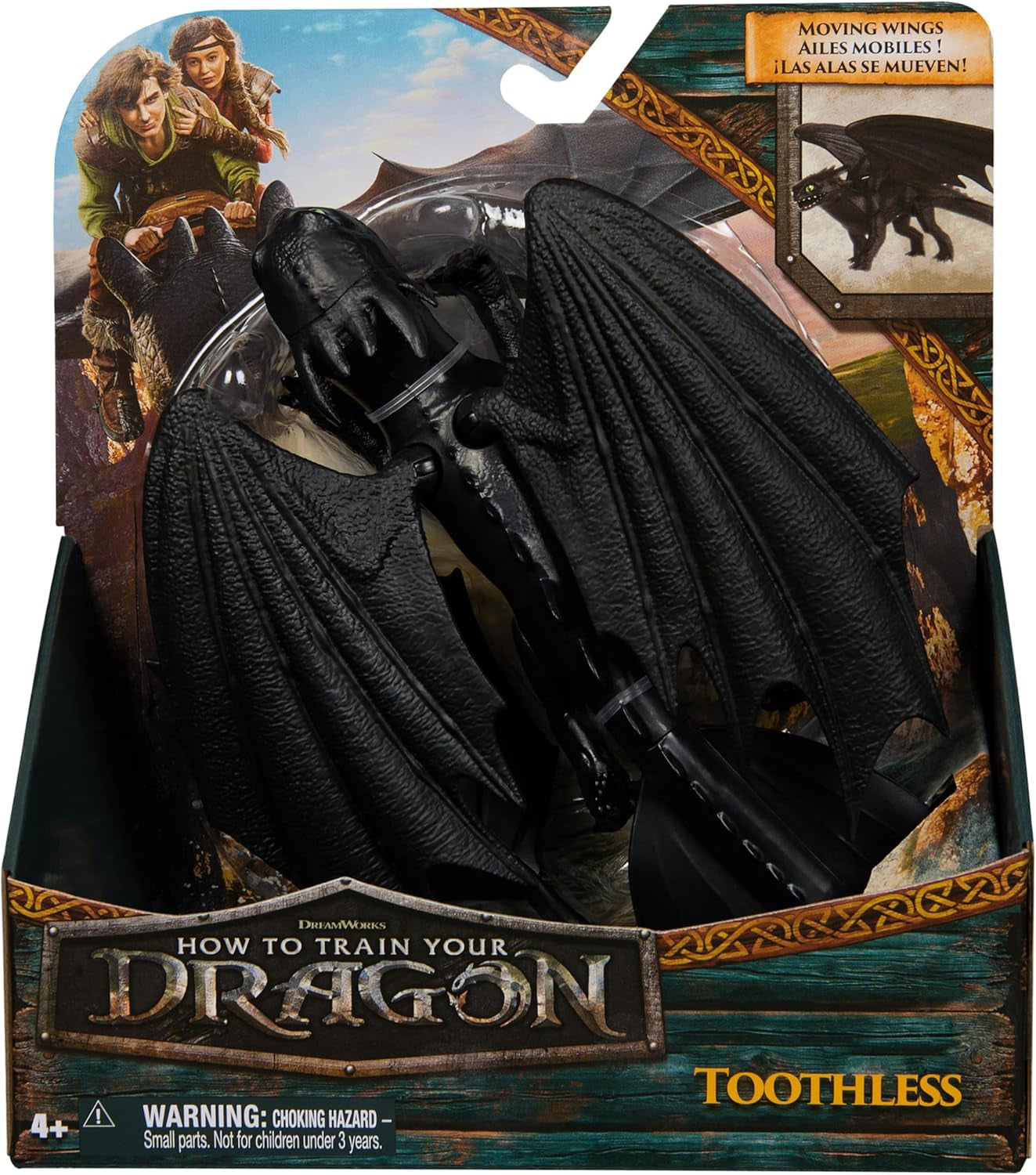 Dreamworks Jak vycvičit draka Délka 22 cm Základní hračka bezzubá figurka draka pro děti Věk 4+ Akční figurky Naty Shop