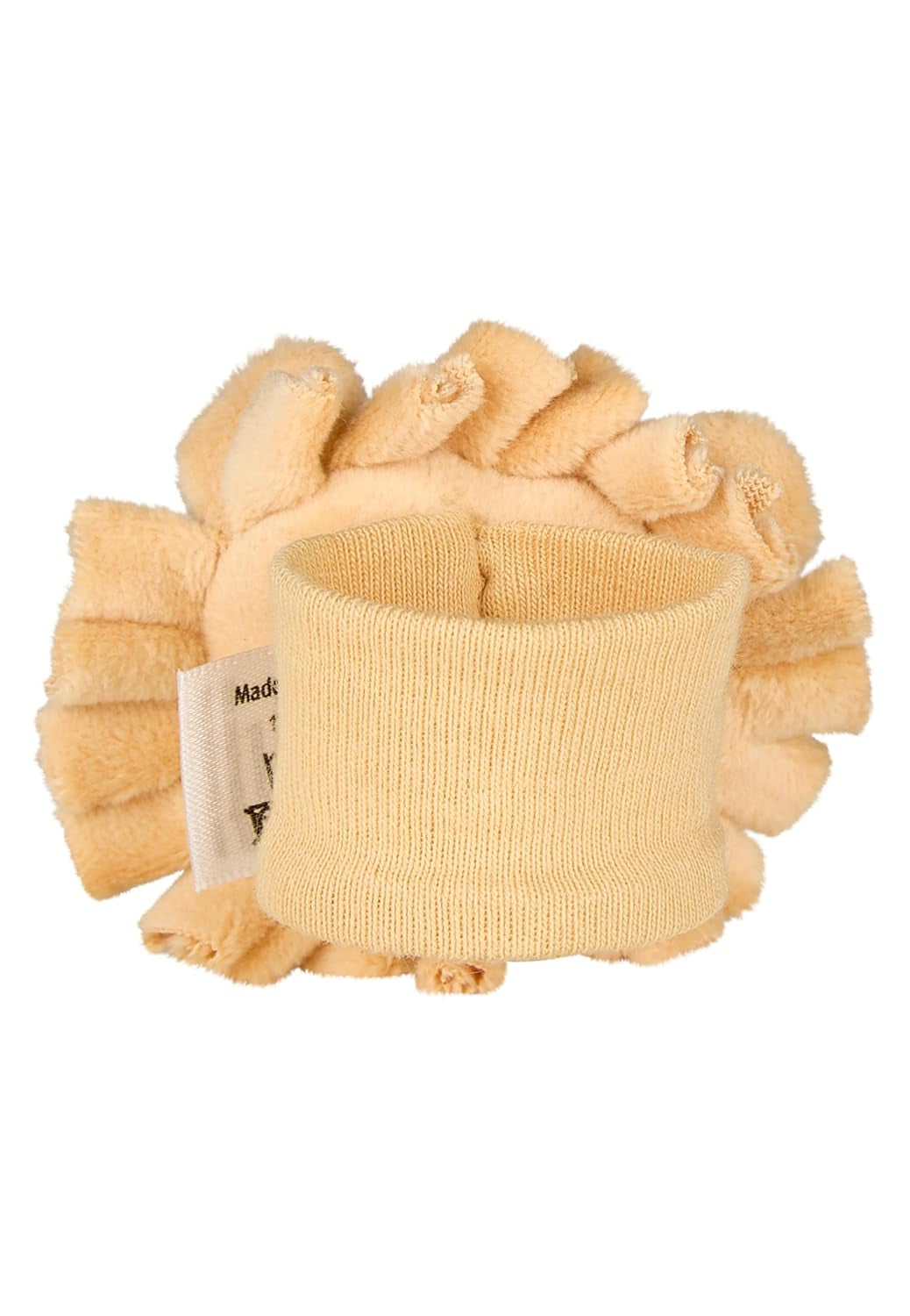 Sterntaler Lion Leo Rattle Arm – Plyšová hračka pro miminka s chrastítkem a elastickým páskem – Pro miminka, které si mohou chytit a hrát si – Ideální dárek, Okrové hračky pro miminka Naty Shop