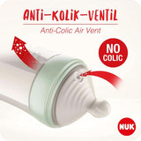 NUK Nature Sense Manuální odsávačka mateřského mléka | Kojící set s manuální odsávačkou mateřského mléka, lahvičkami a podložkami Ultra Dry Comfort | 6 kusů dětská výživa a doplňky pro kojení Naty Shop
