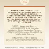 Venchi – Chocoviar Gianduia, pralinky v 1 kg sáčku, čokoláda Gianduia vyráběná výhradně z "lesních lískových oříšků Piemontu", bez lepku, bez umělých barviv a bez konzervantů