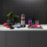 Mixér Russell Hobbs [Multifunktions-Standmixer] Nutriboost (Inkl. 5 Bpa-Freie Und Spülmaschinengeeignete Behälter + Deckel, 22 000 U/Min, 0,9 Ps-motor) Elektrischer, Smoothie-Maker 23180 Nakup.