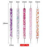 Sada nail Art Pinsel Pinsel, 20ks Nageldesign Malerei Pinsel, Professionelle Nail Art Design Pinsel, Nail Fine Liner Pinsel, růžová