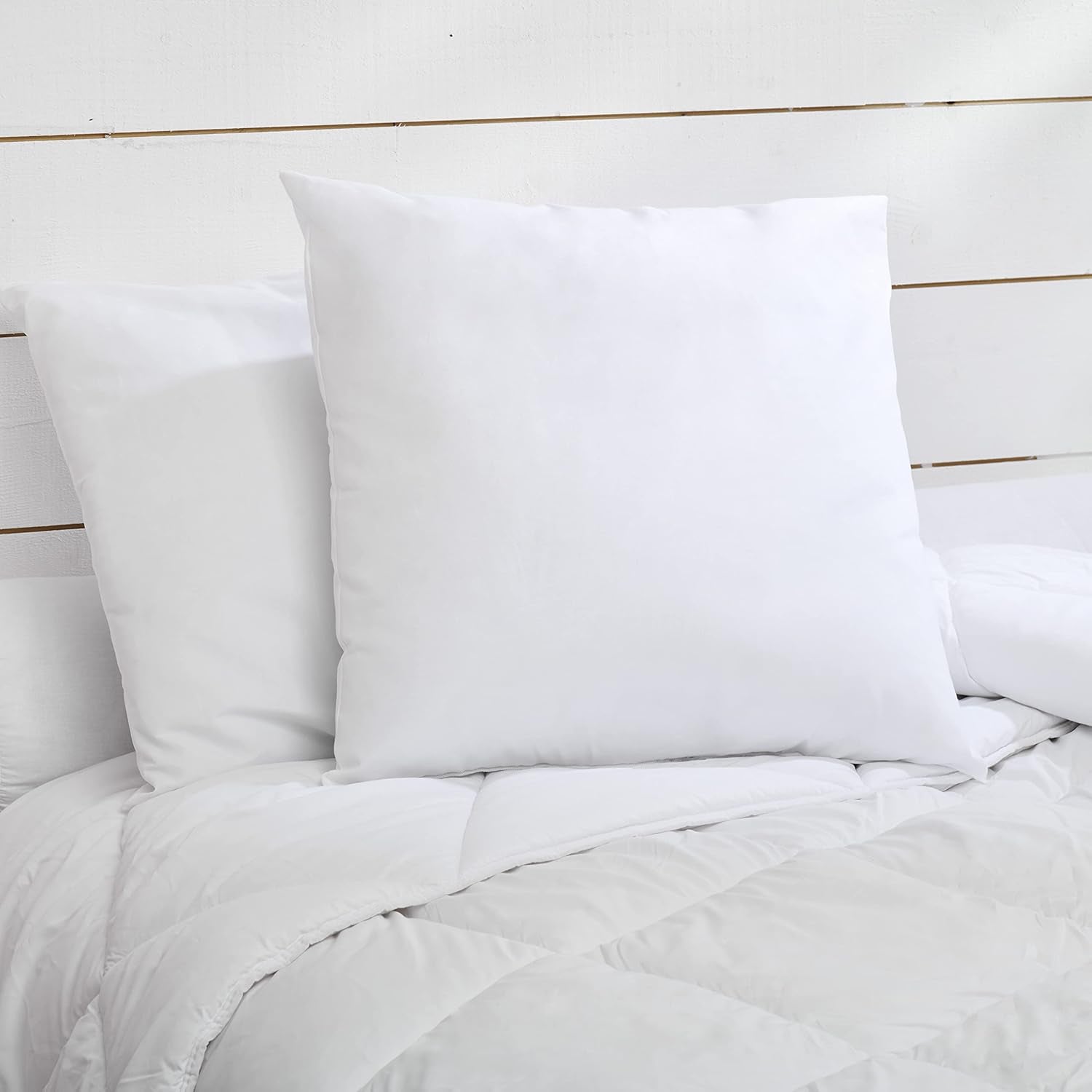 Bleu Câlin Sada 2 ks obdélníkových protiroztočových, antibakteriálních polštářů, nadýchaný komfort, T 60X60 Cm, 100% bavlna, perfektní hygienický sortiment Standardní polštáře Naty Shop