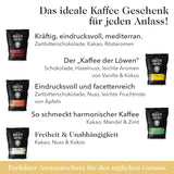 Degustační sada celozrnné kávy 5 x 350 g | Discovery balíček Kávová zrna v dárkové sadě | arabština | Fair Trade | Vegan | Ideální pro automatické kávovary na espresso, kávovary na espresso s filtrem, přelévací stroje na espresso a francouzské lisy | KRÁLOVSKÝ BARISTA