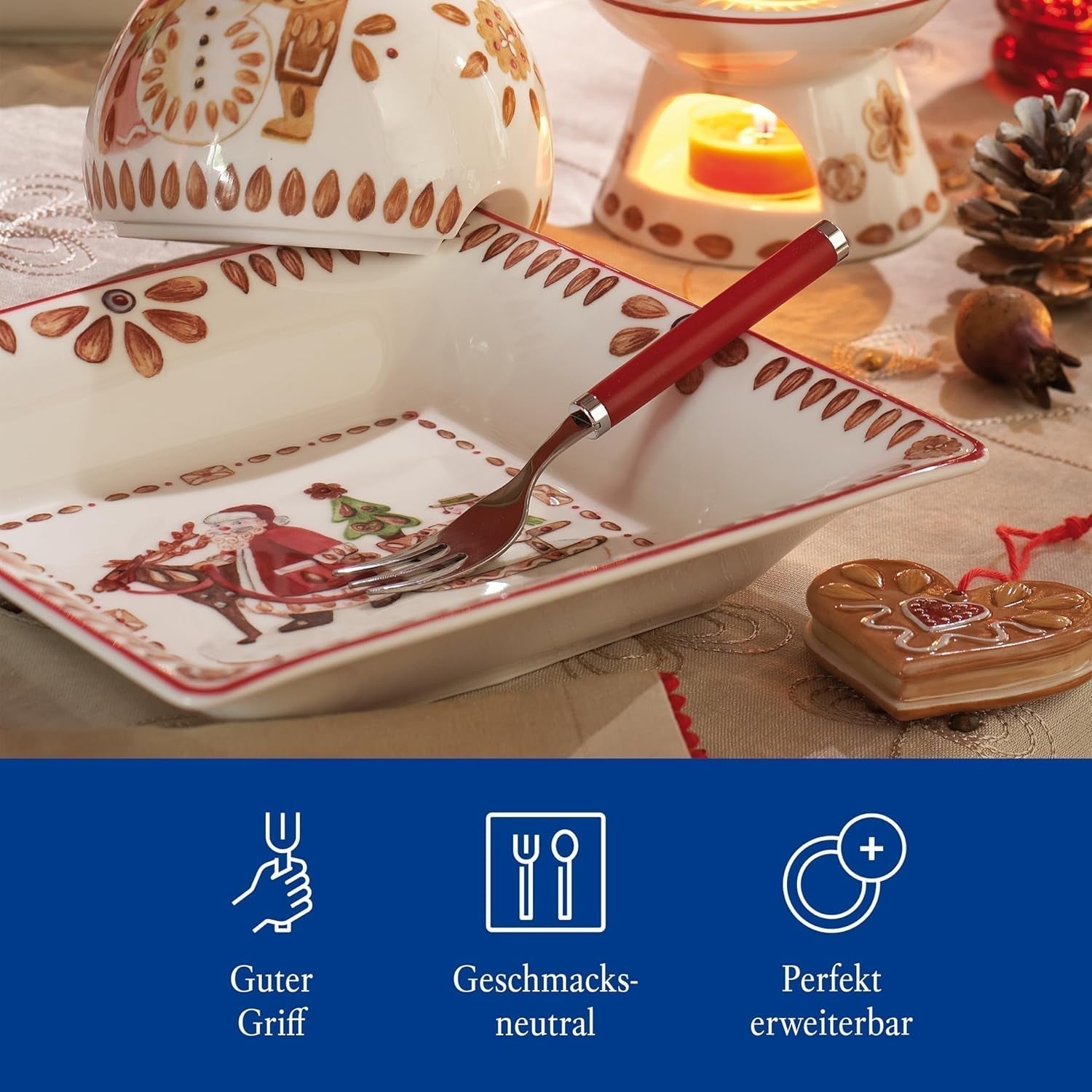 Villeroy & Boch – Hrajte! Sada příborů Red Roses 30 kusů Kitchen Naty Shop