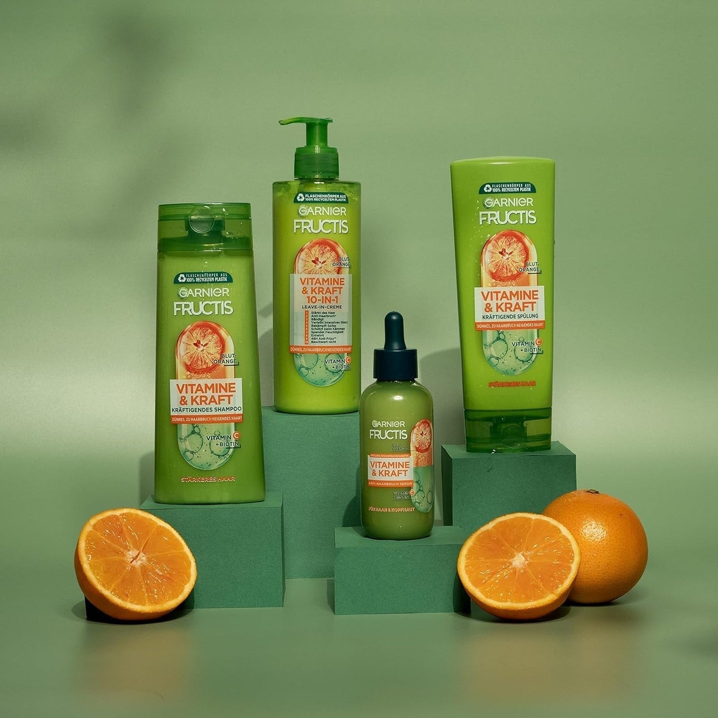 Garnier posilující sérum pro řídnoucí vlasy a vlasovou pokožku účinné proti vypadávání vlasů 2 x 125 ml Garnier vlasová péče