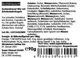 Super Streusel, zlatá horečka zlatá černá sypání dekorace Naty Shop