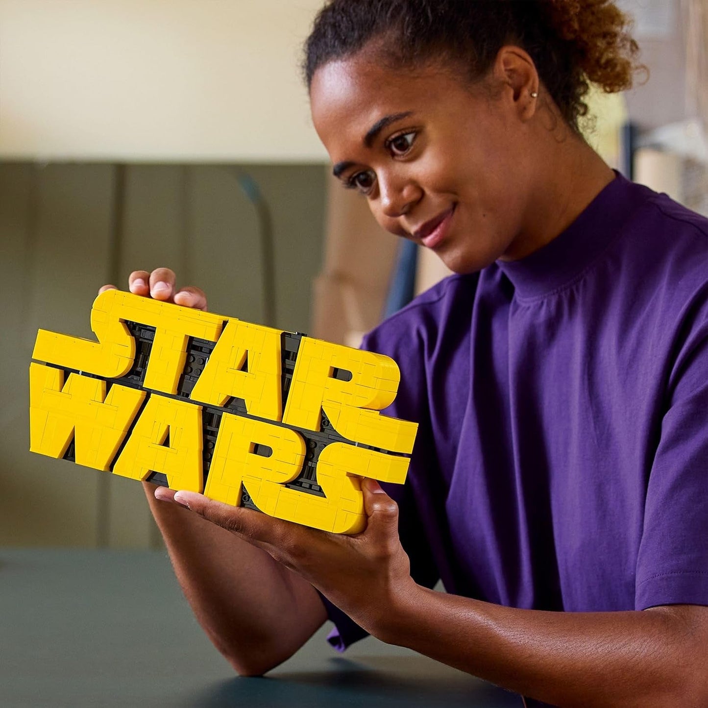LEGO Star Wars 75407 Kostky s logem Star Wars - Stavebnice pro dospělé ke sbírání - Popkulturní model - dílek na stůl - Nápad na dárek pro dospělé a dospívající fanoušky Stavebnice Besuche den LEGO-Store
