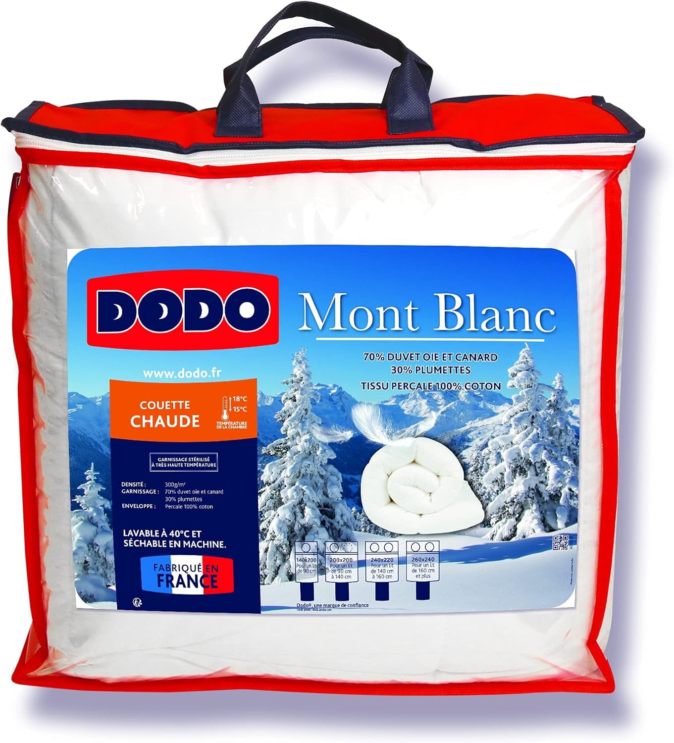 DODO povlak na přikrývku, bavlna, bílá, 140/200 Přikrývky a přikrývky Naty Shop