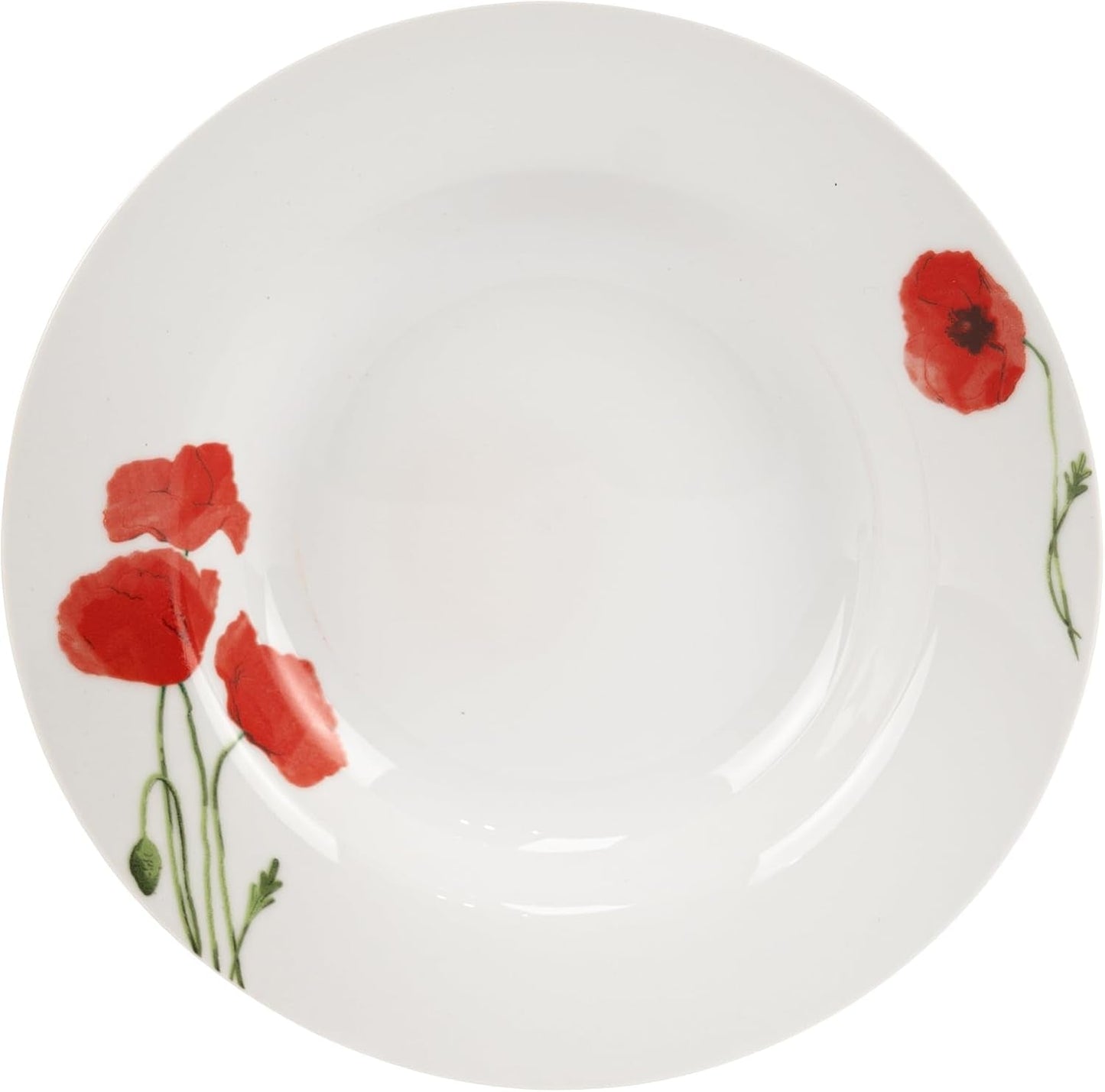 Sada nádobí pro 6 - 18 kusů - Porcelánová sada nádobí - Sada bílého nádobí - Sada mís a talířů - Moderní nádobí - Talíře - Obsluha - Sada nádobí pro 6