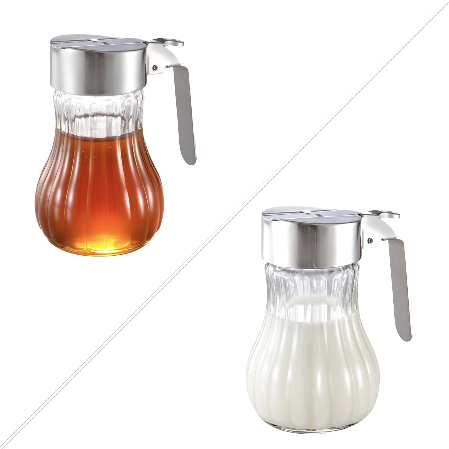 Tescoma CLASSIC kelímek na smetanu/med 250 ml, nerezová ocel a robustní sklo, ideální pro domácnost a catering, odolný a funkční