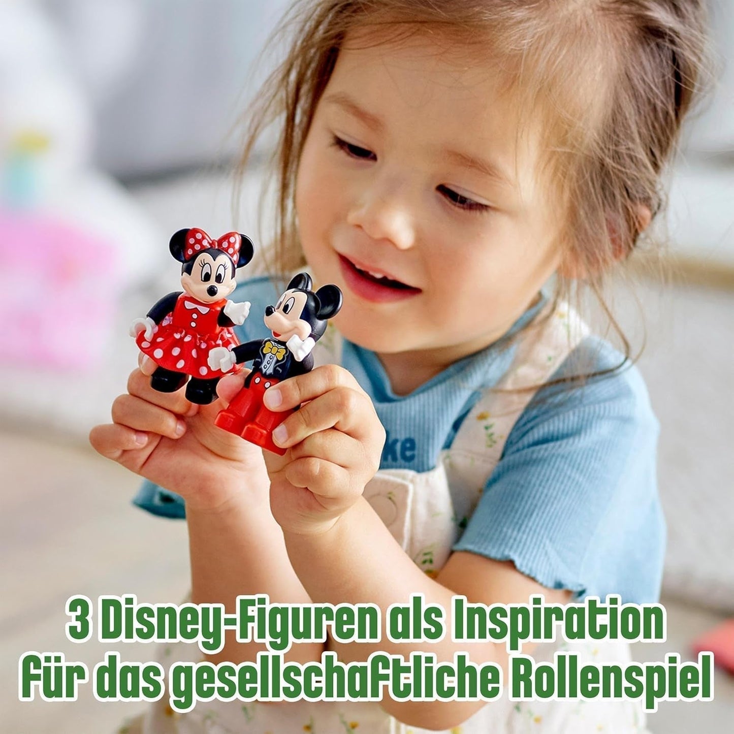 LEGO 10941 DUPLO Disney Mickey a Minnie narozeninový vláček, vláček s dortem a balónky, dárek pro děti od 2 let Stavebnice Besuche den LEGO-Store