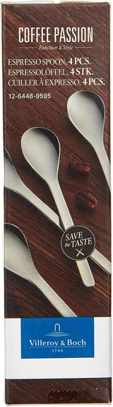 Villeroy And Boch - Sada lžiček na espresso Coffee Passion, 4 ks, 10 cm, nerez 18/10 Kitchen Naty Shop