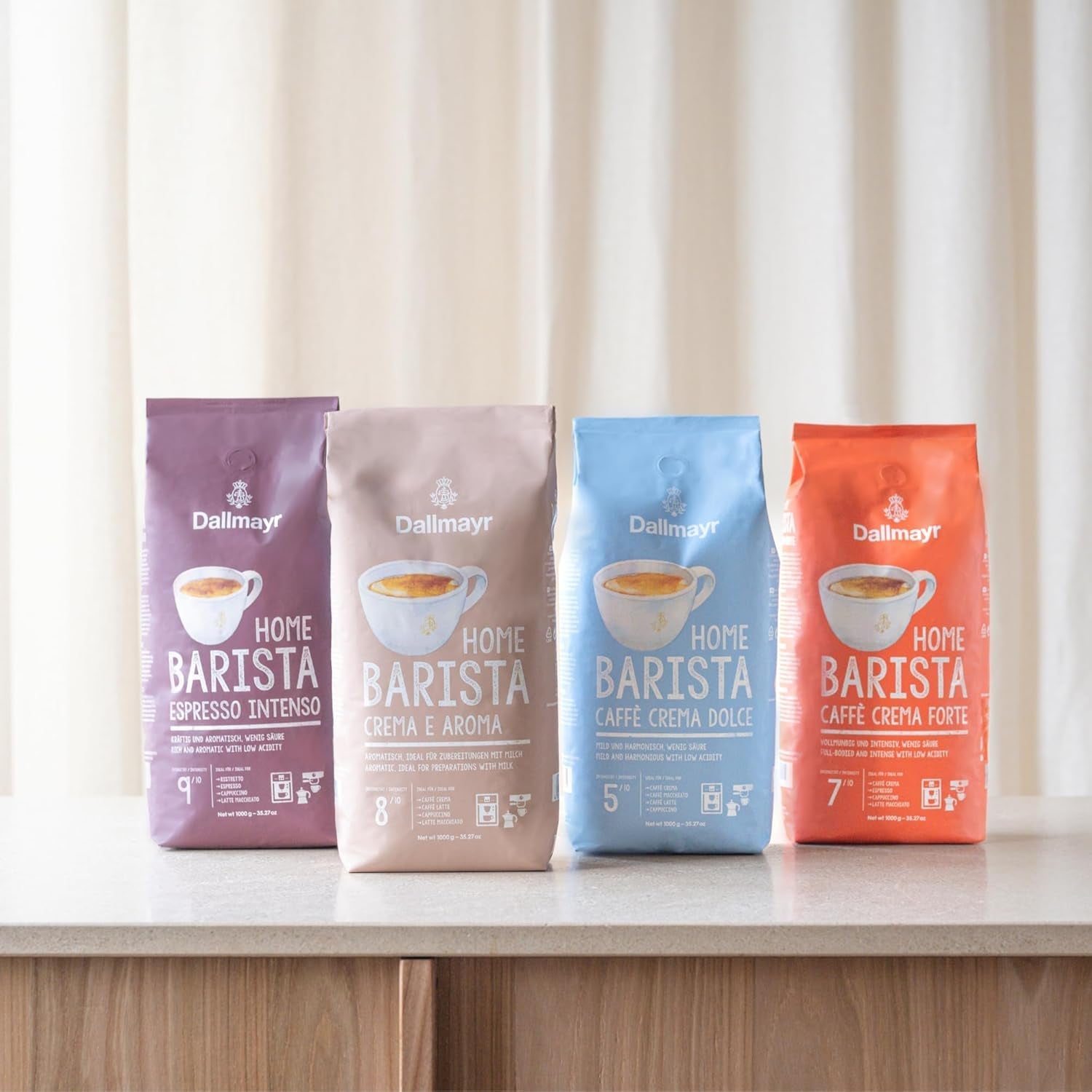 Doma Barista Caffé Crema Forte 1000g celé fazole