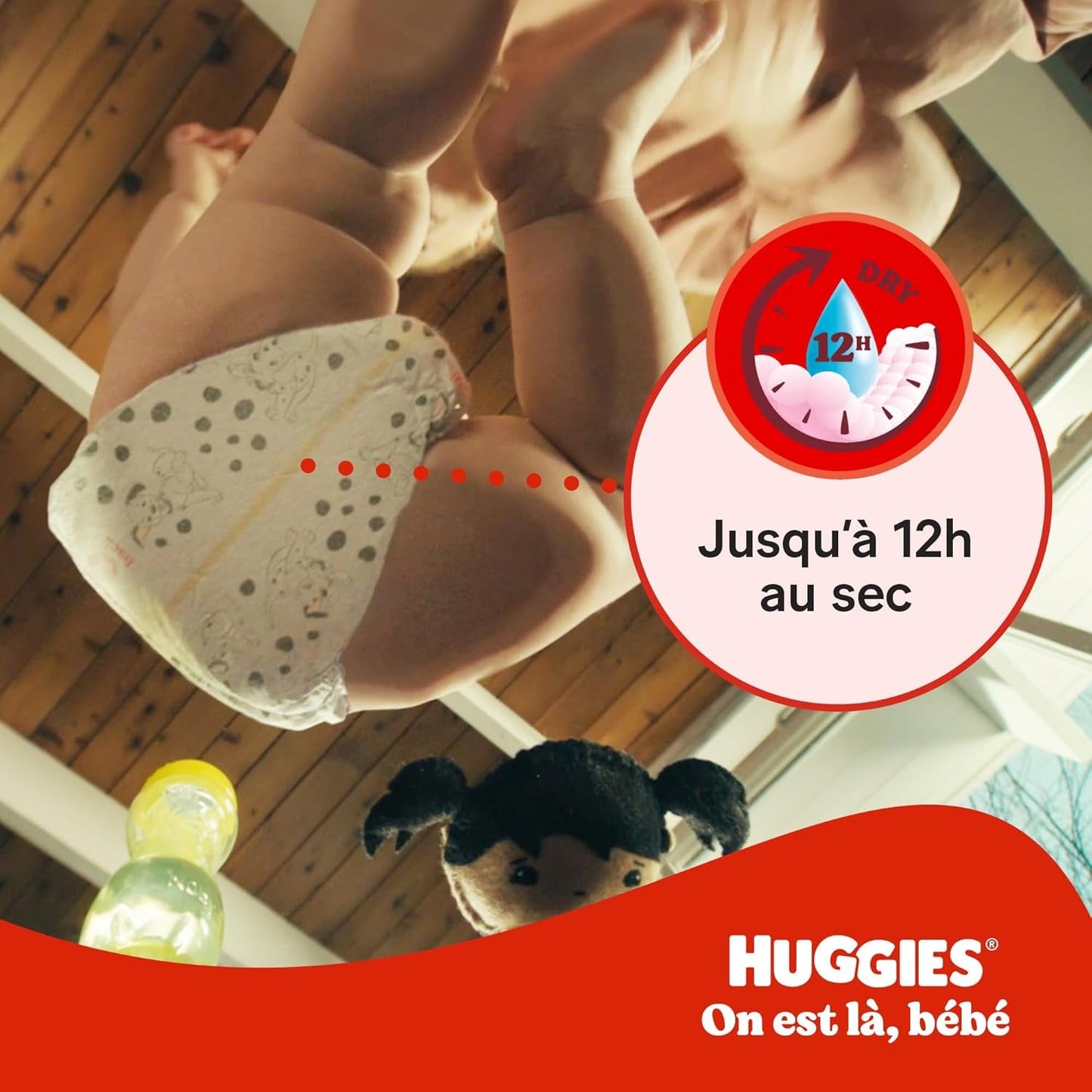 Huggies Dětské plenky Little Movers, Disney Design, velikost 6, počet 102 (3 x 34), měsíční krabička