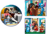 LEGO Ç€ Disney Beach House z "Lilo and Stitch" - Sestavitelná hračka se 6 místnostmi, observatoří, vesmírnou lodí a 5 minifigurkami - dárek k narozeninám pro dívky a chlapce od 9 let a fanoušky 43268 Stavebnice Besuche den LEGO-Store