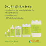 Prostředek na mytí nádobí Sonett Lemon Kitchen Detergents Naty Shop