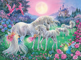 Puzzle Ravensburger pro děti - 13670 Jednorožci v měsíčním světle - Jednorožec světlé puzzle pro děti 6+ 100 dílků ve formátu XXL, svítí ve tmě Puzzle Naty Shop
