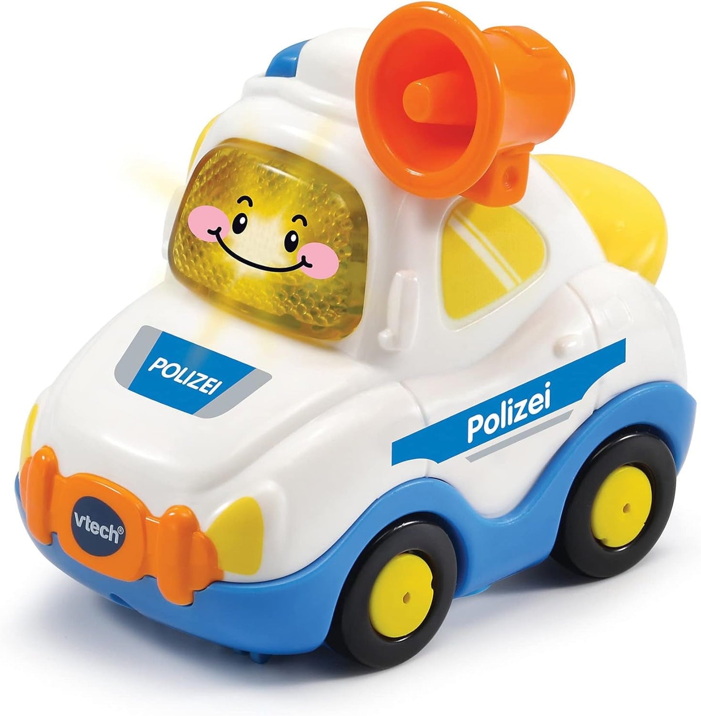 Vtech TUT TUT Baby Flitzer - Policie - Pro 1-5 let & TUT TUT Baby Flitzer - Hasičský vůz - Autíčko s hudbou, světelným tlačítkem, větami a zajímavými zvuky - Pro 1-5 let Baby Toys Naty Shop